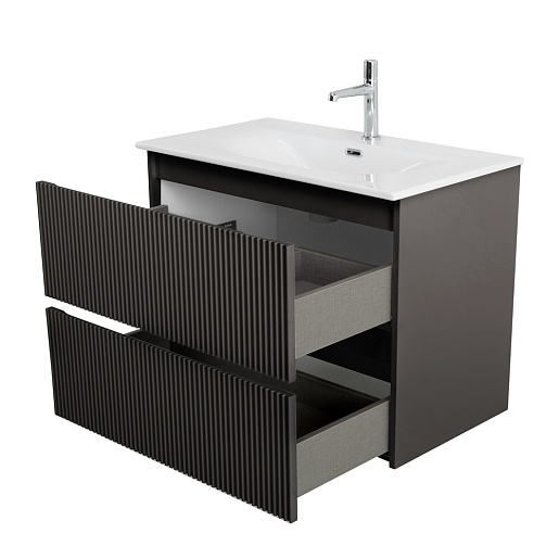 BelBagno Тумба под раковину Uno mini 90 подвесная Темно-Серый матовый – картинка-7