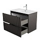 BelBagno Тумба под раковину Uno mini 90 подвесная Темно-Серый матовый – картинка-18