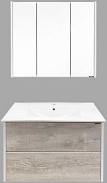 Comforty Мебель для ванной Женева 90 подвесная дуб белый – фотография-2