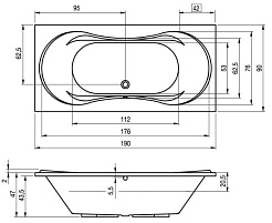 Riho Акриловая ванна Supreme 190 – фотография-2