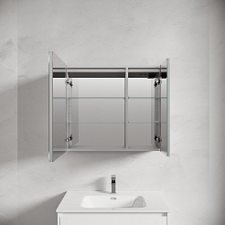 Sancos Зеркало-шкаф Evoke 80 с LED подсветкой SC8080 – фотография-3