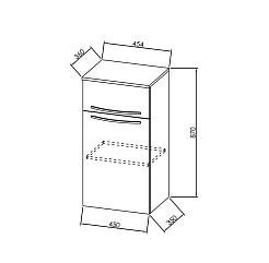Kolpa San Шкаф Nayra N 871 WH – фотография-2