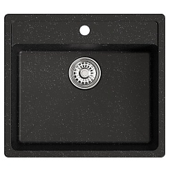 Mixline Мойка кухонная ML-GM15 черная – фотография-1