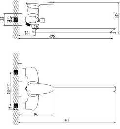Lemark Смеситель универсальный Status LM4451C – фотография-2