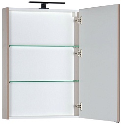 Aquanet Зеркальный шкаф "Алвита 60" капучино – фотография-2