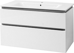 Ceruttispa Тумба для умывальника Романья grey 105 подвесная – фотография-1