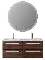 BelBagno Мебель для ванной Eco Cer-N 120 с 4 ящиками орех шоколад софт CZR-8073-120-2 ручки сатин