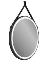 Teymi Зеркало Tiko D65 LED сенсор чёрный кожаный ремень T20903S