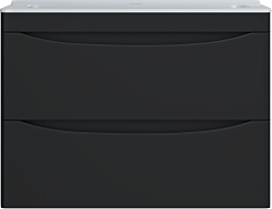 Vivon Тумба под раковину Ostin 70 подвесная черная матовая – фотография-5