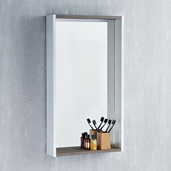 Акватон Зеркало Бэлла 46 белое/джара – фотография-3