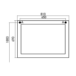 Mixline Зеркало Сальери 80 – фотография-3