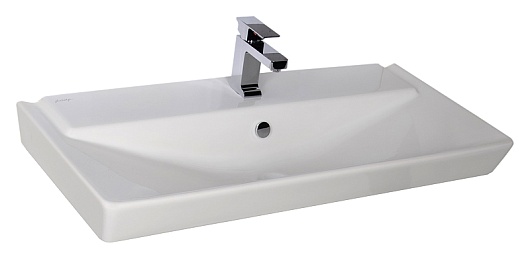 Aquanet Мебель для ванной "Виго 100" сине-серая – фотография-10