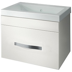 Какса-а Мебель для ванной Квадро 70 подвесная – фотография-4