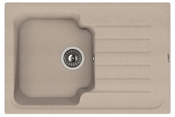 Florentina Мойка гранитная Таис 760 с крылом песочный – фотография-1