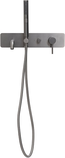 Allen Brau Смеситель для ванны Priority 5.31A05-MG (с внутренней частью) графит браш – картинка-5