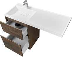 Акватон Мебель для ванной Лондри 60 L дуб кантри – фотография-4