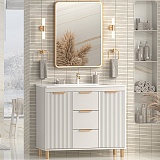 Brevita Мебель для ванной Risacca Crema 100 серая