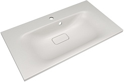 Style Line Тумба с кварцевой раковиной жасмин Остин 80 графит матовый – фотография-3