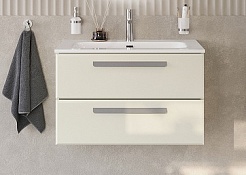 BelBagno Мебель для ванной Eco Cer-N 80 CZR-8073-80 брашированная альпака ручки серые – фотография-3