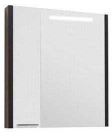 Акватон Зеркальный шкаф "Брайтон 80" венге – фотография-1