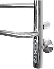 Domoterm Полотенцесушитель электрический Орфей DMT П6 400x600 EK R хром – фотография-4