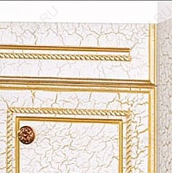 Misty Мебель для ванной Fresko 120 белая краколет – фотография-5