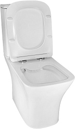 Azario Унитаз-компакт Kashmir AZ-9143S безободковый с бачком с сиденьем микролифт белый – фотография-7