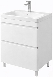 Vivon Тумба с раковиной Atwood 60 напольная белая матовая – фотография-5