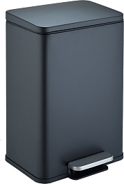 WeltWasser Ведро для мусора WW Golf BL 17L черное матовое – фотография-1