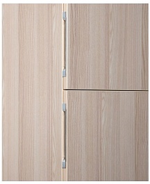 Aquanet Пенал для ванной "Алвита 40" ясень коимбро – фотография-5