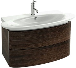 Jacob Delafon Тумба с раковиной Presquile 100 палисандр – фотография-1