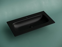 Ceramicanova Мебельная раковина Grace 91 CN7019MB чёрная матовая – фотография-4