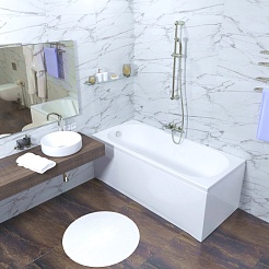 1ACReal Акриловая ванна Tokyo 170x75 – фотография-4