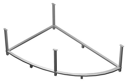 Alpen Каркас для ванны 140х90 KMA14090 – фото, картинка, фотография-1