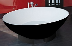 Kolpa San Ванна Tristan FS 196x117 BLACK & WHITE – фотография-1