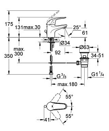 Grohe Смеситель "Euroeco 23262000" – фотография-2