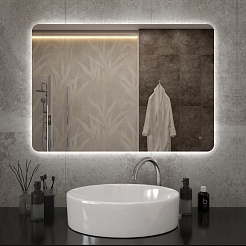 Teymi Зеркало Solli Oreol Pro 100/70 LED сенсор T20261 – фотография-10