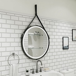 Continent Зеркало Millenium Black Led 500 – фотография-8