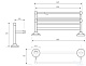 Bemeta Полка для полотенец Retro chrom 144302092 – фотография-4