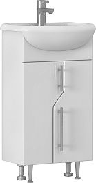 Vigo Мебель для ванной Turin 45 белая – фотография-4