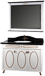 Водолей Мебель для ванной "Анжелика 110" F-1 черная – фотография-1