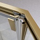 Cezares Душевой уголок Relax 304 RELAX-304-P-1-100-C-BORO 100x100 профиль брашированное золото стекло прозрачное – фотография-11