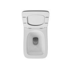 Owl 1975 Унитаз подвесной безободковый Eter Ruta-H с сиденьем DP микролифт – фотография-3