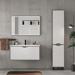 Equil Зеркало Smile 100 серый муар – фотография-5