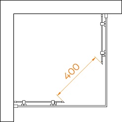RGW Душевой уголок Passage PA-030 70x70 профиль хром стекло прозрачное – фотография-4