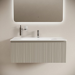 Sancos Мебель для ванной Code 100 серая платина – фотография-5