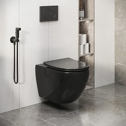 Grossman Унитаз подвесной Color GR-4411BS черный – фотография-7