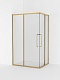 Cezares Душевой уголок Relax 304 RELAX-304-AH-2-120/90-C-BORO 120x90 профиль брашированное золото стекло прозрачное – картинка-11