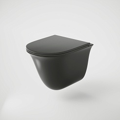 Grossman Унитаз подвесной GR-4412BMS черный матовый – фотография-5