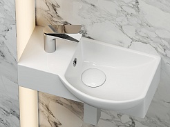 Ceramicanova Раковина Element 40/22 CN6039R белая – фотография-4